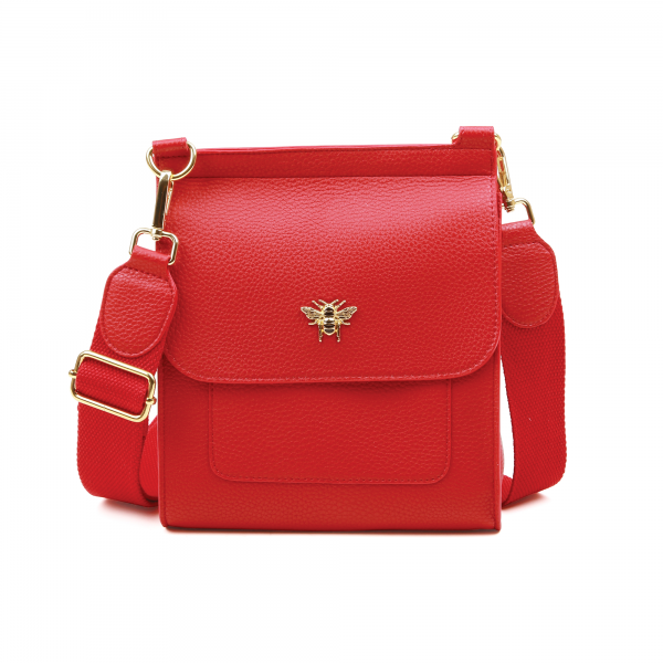 Alice Wheeler Bloomsbury Cross Body Bag - Red